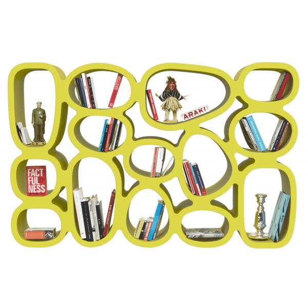 Qeeboo - Koibuchi Bookcase - Mostarda - Libreria Qeeboo by Stefano Giovannoni - Illuminazione - Casa