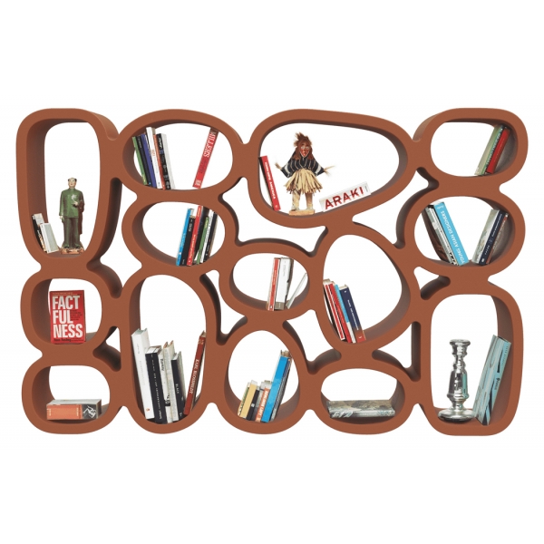 Qeeboo - Koibuchi Bookcase - Terracotta - Libreria Qeeboo by Stefano Giovannoni - Illuminazione - Casa