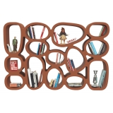 Qeeboo - Koibuchi Bookcase - Terracotta - Libreria Qeeboo by Stefano Giovannoni - Illuminazione - Casa