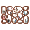 Qeeboo - Koibuchi Bookcase - Terracotta - Qeeboo Bookcase by Stefano Giovannoni - Lighting - Home