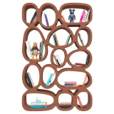 Qeeboo - Koibuchi Bookcase - Terracotta - Libreria Qeeboo by Stefano Giovannoni - Illuminazione - Casa