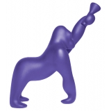 Qeeboo - Kong - Blu Viola - Lampada da Terra Qeeboo by Stefano Giovannoni - Illuminazione - Casa