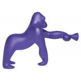 Qeeboo - Kong - Blu Viola - Lampada da Terra Qeeboo by Stefano Giovannoni - Illuminazione - Casa