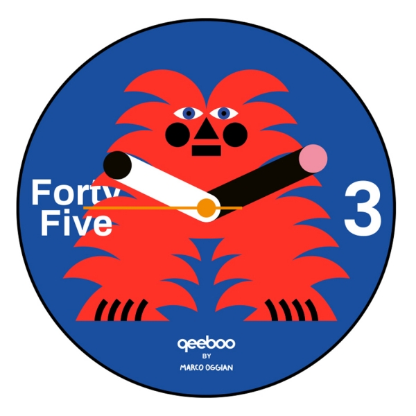 Qeeboo - Magic Samu Wall Clock - Orologio Qeeboo by Marco Oggian - Arredo - Casa