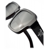 Prada - Prada Eyewear - Rectangular Sunglasses - Black Bottle - Prada Collection - Sunglasses - Prada Eyewear