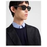 Prada - Prada Eyewear - Rectangular Sunglasses - Black Bottle - Prada Collection - Sunglasses - Prada Eyewear