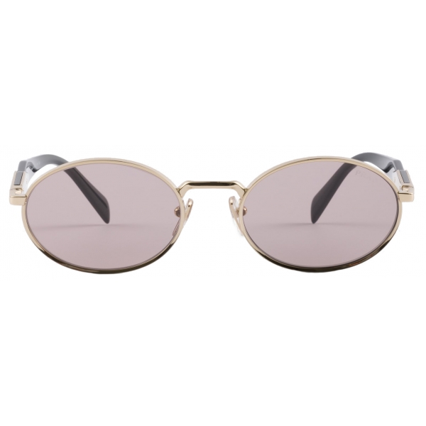 Prada - Prada Eyewear - Oval Sunglasses - Pale Gold Mauve - Prada Collection - Sunglasses - Prada Eyewear