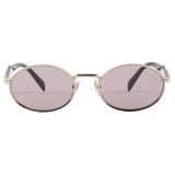 Prada - Prada Eyewear Collection - Occhiali da Sole Ovale - Oro Pallido Malva - Prada Collection - Occhiali da Sole
