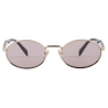 Prada - Prada Eyewear Collection - Occhiali da Sole Ovale - Oro Pallido Malva - Prada Collection - Occhiali da Sole