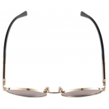 Prada - Prada Eyewear Collection - Occhiali da Sole Ovale - Oro Pallido Malva - Prada Collection - Occhiali da Sole