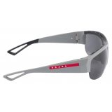 Prada - Prada Linea Rossa Active Collection - Occhiali da Sole Semi-Rimless - Grigio - Prada Collection - Occhiali
