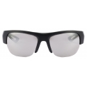 Prada - Prada Linea Rossa Active Collection - Occhiali da Sole Semi-Rimless - Nero Argento Cromato - Prada Collection