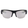 Prada - Prada Linea Rossa Active Collection - Occhiali da Sole Semi-Rimless - Nero Argento Cromato - Prada Collection