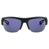 Prada - Prada Linea Rossa Active Collection - Occhiali da Sole Semi-Rimless - Nero Blu Viola - Prada Collection