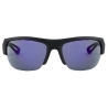 Prada - Prada Linea Rossa Active - Semi-Rimless Sunglasses - Black Blue Purple - Prada Collection - Sunglasses