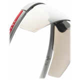Prada - Prada Linea Rossa Active - Wraparound Sunglasses - Luna Rossa Gray Silver Chrome - Prada Collection