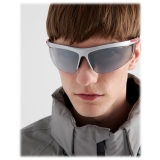 Prada - Prada Linea Rossa Active - Wraparound Sunglasses - Luna Rossa Gray Silver Chrome - Prada Collection