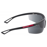 Prada - Prada Linea Rossa Active Collection - Occhiali da Sole Avvolgente - Nero Ardesia - Prada Collection - Occhiali