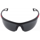 Prada - Prada Linea Rossa Active - Wraparound Sunglasses - Black Slate Gray - Prada Collection - Sunglasses - Prada