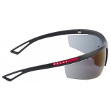 Prada - Prada Linea Rossa Active - Wraparound Sunglasses - Black Blue Purple - Prada Collection - Sunglasses
