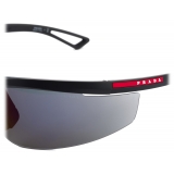 Prada - Prada Linea Rossa Active - Wraparound Sunglasses - Black Blue Purple - Prada Collection - Sunglasses