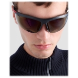 Prada - Prada Linea Rossa Active Collection - Occhiali da Sole Avvolgente - Nero Blu Viola - Prada Collection