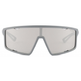 Prada - Prada Linea Rossa Active - Wraparound Sunglasses - Gray Silver Chrome - Prada Collection - Sunglasses