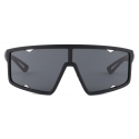 Prada - Prada Linea Rossa Active - Wraparound Sunglasses - Black Slate Gray - Prada Collection - Sunglasses - Prada