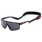 Prada - Prada Linea Rossa Active Collection - Occhiali da Sole Avvolgente - Nero Ardesia - Prada Collection - Occhiali