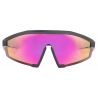 Prada - Prada Linea Rossa Impavid - Wraparound Sunglasses - Metallic Iron Fluo Pink - Prada Collection - Sunglasses