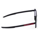 Prada - Prada Linea Rossa - Square Sunglasses - Rubberized Black Sea Blue - Prada Collection - Sunglasses - Prada