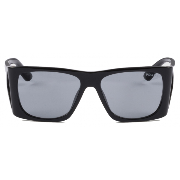 Prada - Prada Runway Collection - Occhiali da Sole a Maschera - Nero Antracite - Prada Collection - Occhiali da Sole