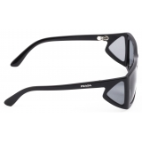Prada - Prada Runway - Mask Sunglasses - Black Anthracite Gray - Prada Collection - Sunglasses - Prada Eyewear