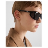 Prada - Prada Runway - Mask Sunglasses - Black Anthracite Gray - Prada Collection - Sunglasses - Prada Eyewear