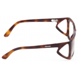 Prada - Prada Runway - Mask Sunglasses - Tortoiseshell Blue - Prada Collection - Sunglasses - Prada Eyewear