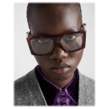 Prada - Prada Runway - Mask Sunglasses - Tortoiseshell Blue - Prada Collection - Sunglasses - Prada Eyewear