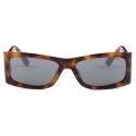 Prada - Prada Runway - Mask Sunglasses - Tortoiseshell Dark Grey - Prada Collection - Sunglasses - Prada Eyewear