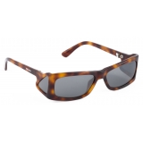 Prada - Prada Runway - Mask Sunglasses - Tortoiseshell Dark Grey - Prada Collection - Sunglasses - Prada Eyewear