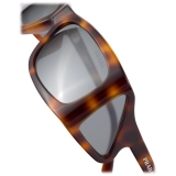 Prada - Prada Runway - Mask Sunglasses - Tortoiseshell Dark Grey - Prada Collection - Sunglasses - Prada Eyewear