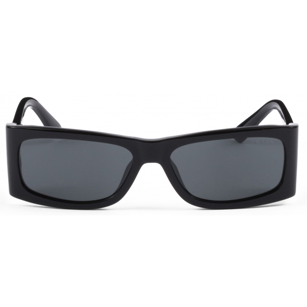 Prada - Prada Runway Collection - Occhiali da Sole a Maschera - Nero Ardesia - Prada Collection - Occhiali da Sole