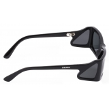 Prada - Prada Runway - Mask Sunglasses - Black Slate Grey - Prada Collection - Sunglasses - Prada Eyewear