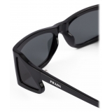 Prada - Prada Runway Collection - Occhiali da Sole a Maschera - Nero Ardesia - Prada Collection - Occhiali da Sole