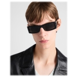 Prada - Prada Runway Collection - Occhiali da Sole a Maschera - Nero Ardesia - Prada Collection - Occhiali da Sole