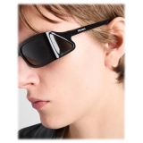 Prada - Prada Runway - Mask Sunglasses - Black Slate Grey - Prada Collection - Sunglasses - Prada Eyewear