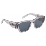 Prada - Prada Symbole - Square Sunglasses - Transparent Asphalt Gray Graphite - Prada Collection - Sunglasses