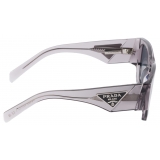 Prada - Prada Symbole - Square Sunglasses - Transparent Asphalt Gray Graphite - Prada Collection - Sunglasses