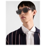 Prada - Prada Symbole - Square Sunglasses - Transparent Asphalt Gray Graphite - Prada Collection - Sunglasses