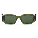 Prada - Prada Symbole Collection - Occhiali da Sole Geometrica - Verde Militare - Prada Collection - Occhiali da Sole