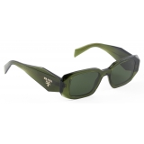 Prada - Prada Symbole Collection - Occhiali da Sole Geometrica - Verde Militare - Prada Collection - Occhiali da Sole