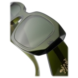 Prada - Prada Symbole Collection - Occhiali da Sole Geometrica - Verde Militare - Prada Collection - Occhiali da Sole